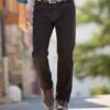 Men's Regular Stretch Black Jeans