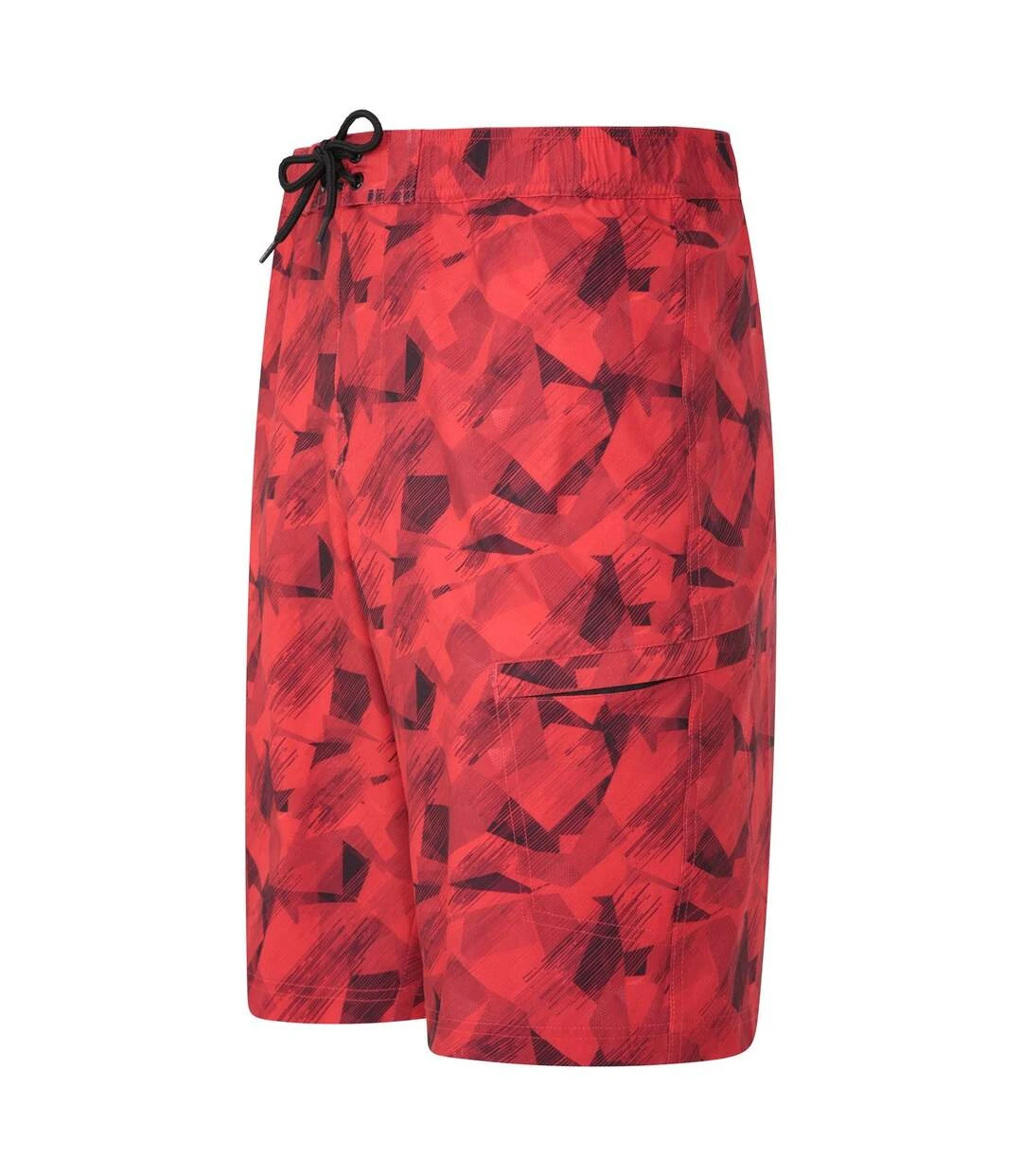 Mountain Warehouse Mens Printed Swim Shorts (Red) 5 Mountain Warehouse Mens Printed Swim Shorts (Red) - Image 3