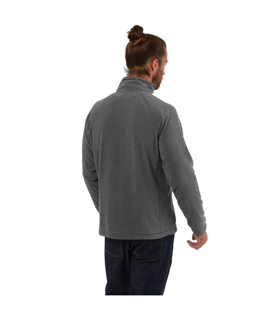 Craghoppers Mens Corey VI Half Zip Fleece Top (Black Pepper Marl) 5 Craghoppers Mens Corey VI Half Zip Fleece Top (Black Pepper Marl) - Image 3