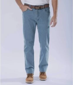 Men's Light Blue Regular Stretch Jeans -Featured Men'S Clothing Stores 93f7fa4316d4994697866f9dd7577588