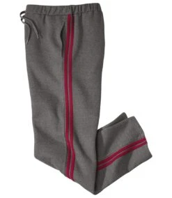 Men's Brushed Fleece Sweatpants - Mottled Grey
