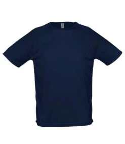 SOLS Mens Sporty Short Sleeve Performance T-Shirt (French Navy)