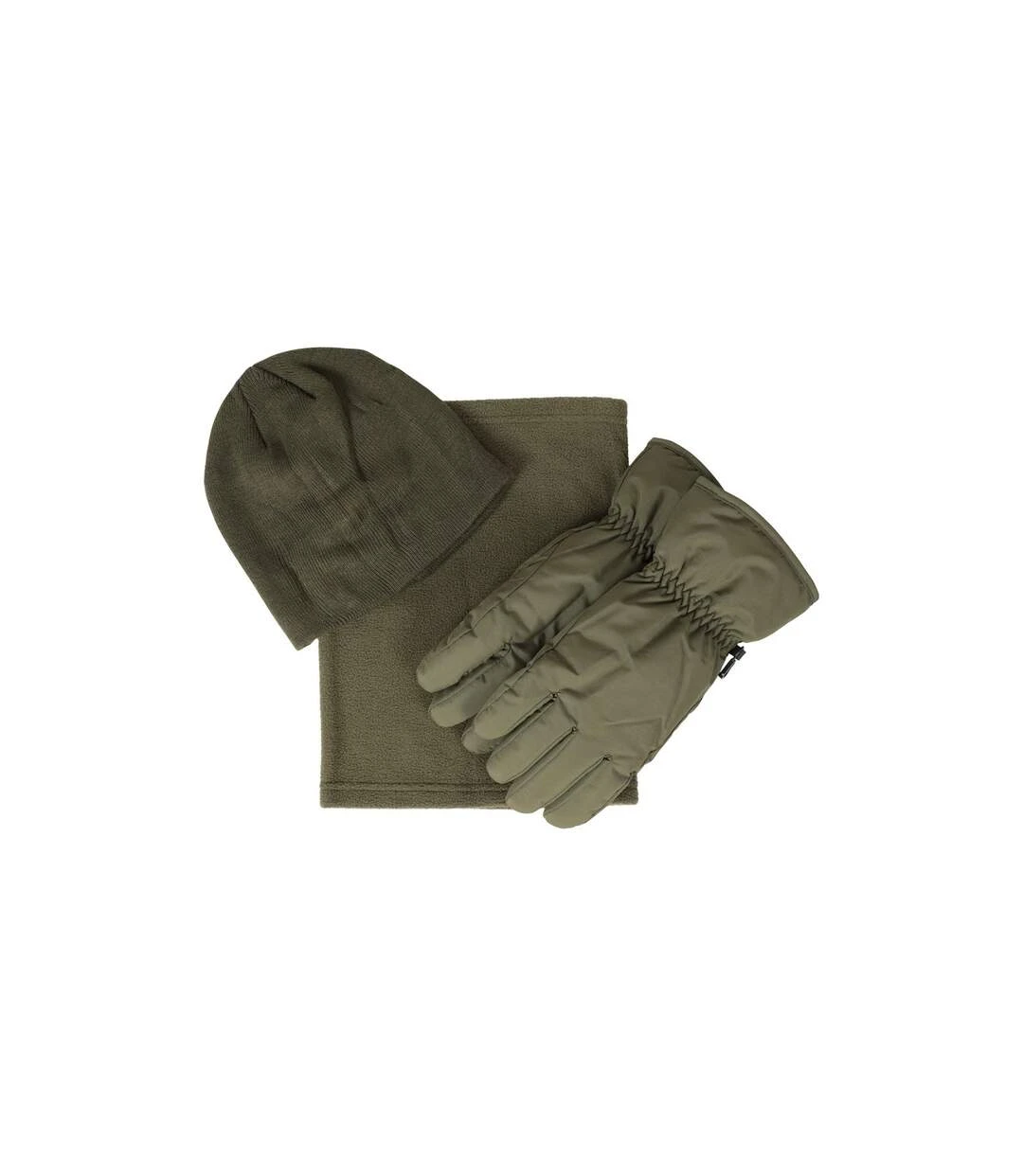 Mountain Warehouse Mens Hat Gloves And Scarf Set (Green) (S) 3 Mountain Warehouse Mens Hat Gloves And Scarf Set (Green) (S)