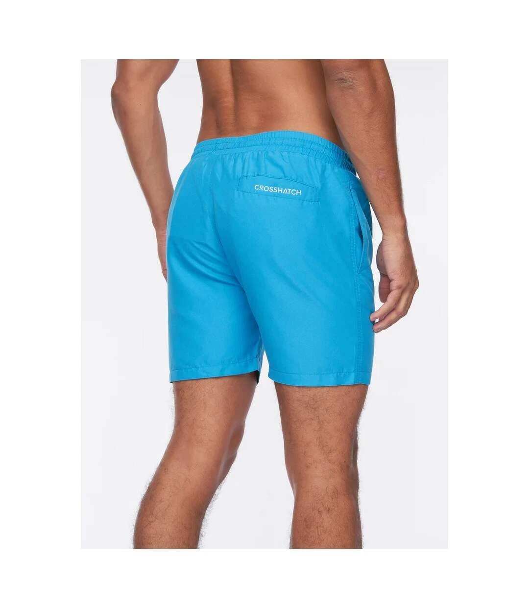 Crosshatch Mens Swimlar Swim Shorts (Blue) 4 Crosshatch Mens Swimlar Swim Shorts (Blue) - Image 2