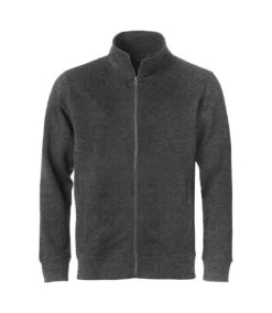 Clique Mens Classic Melange Zipped Cardigan (Anthracite)