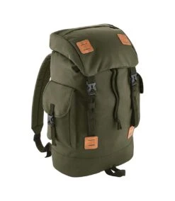 Bagbase Urban Explorer Knapsack Bag (Pack Of 2) (Military Green/Tan) (One Size)