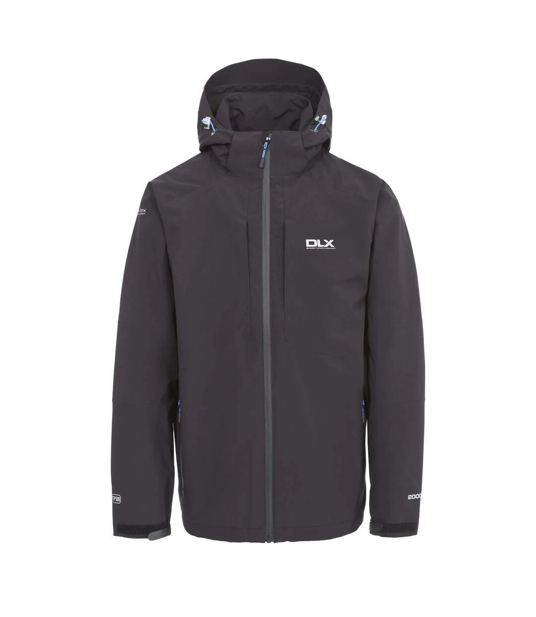 Trespass Mens Kumar Waterproof DLX Jacket (Black) 3 Trespass Mens Kumar Waterproof DLX Jacket (Black)
