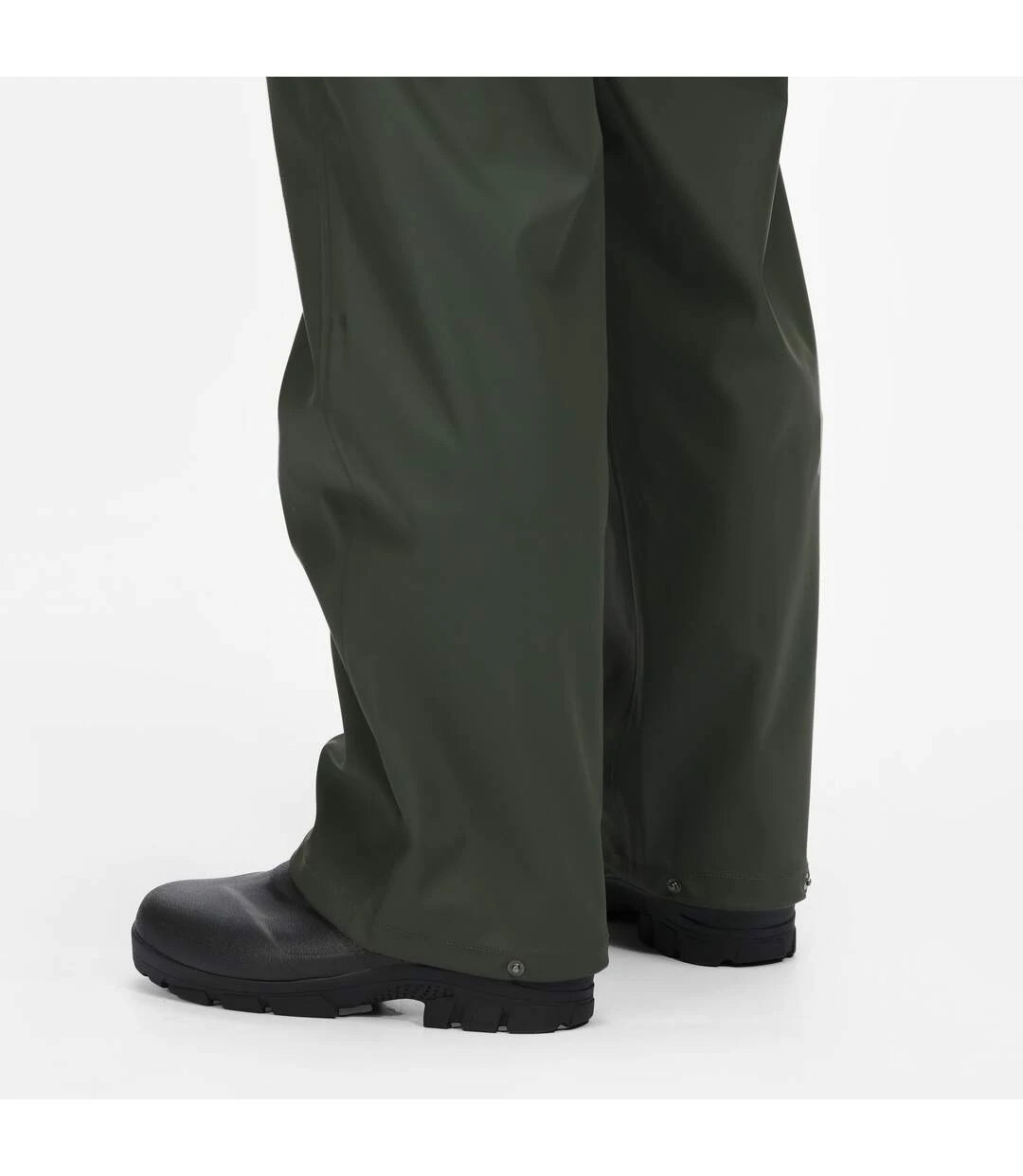 Regatta Mens Stormflex II Waterproof Rain Trousers (Olive) 4 Regatta Mens Stormflex II Waterproof Rain Trousers (Olive) - Image 2