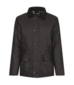 Regatta Mens Pensford Waxed Jacket (Black)