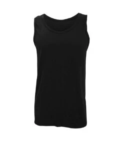 Gildan Mens Softstyle® Tank Vest Top (Black)