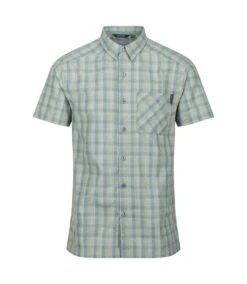 Regatta Mens Kalambo VII Quick Dry Short-Sleeved Shirt (Ivy Moss)