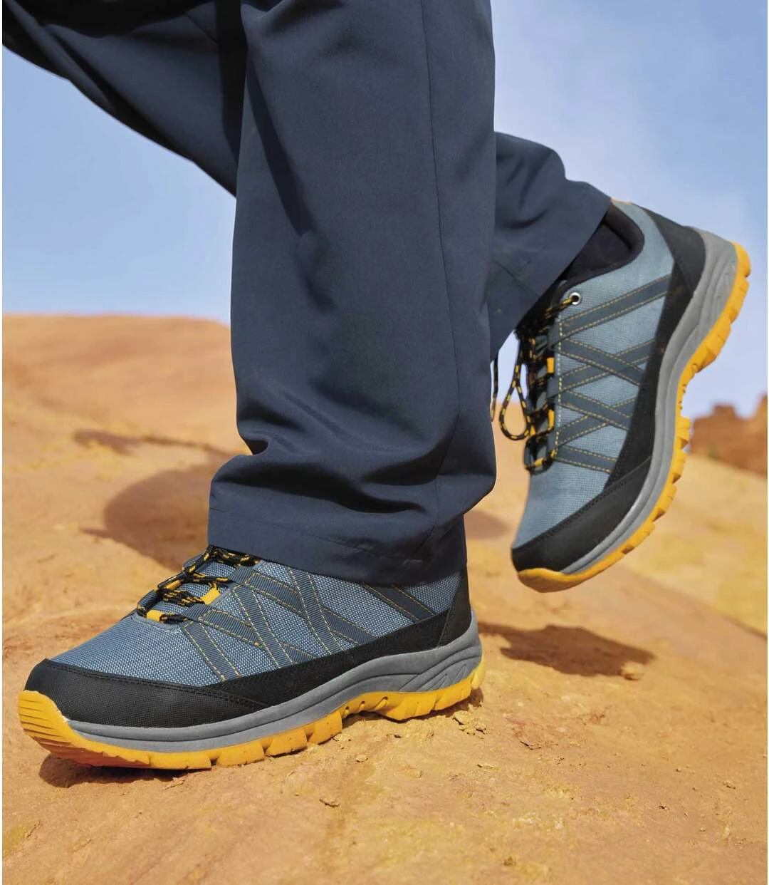 Men's Blue All-Terrain Shoes - Water-Repellent 4 Men's Blue All-Terrain Shoes - Water-Repellent - Image 2