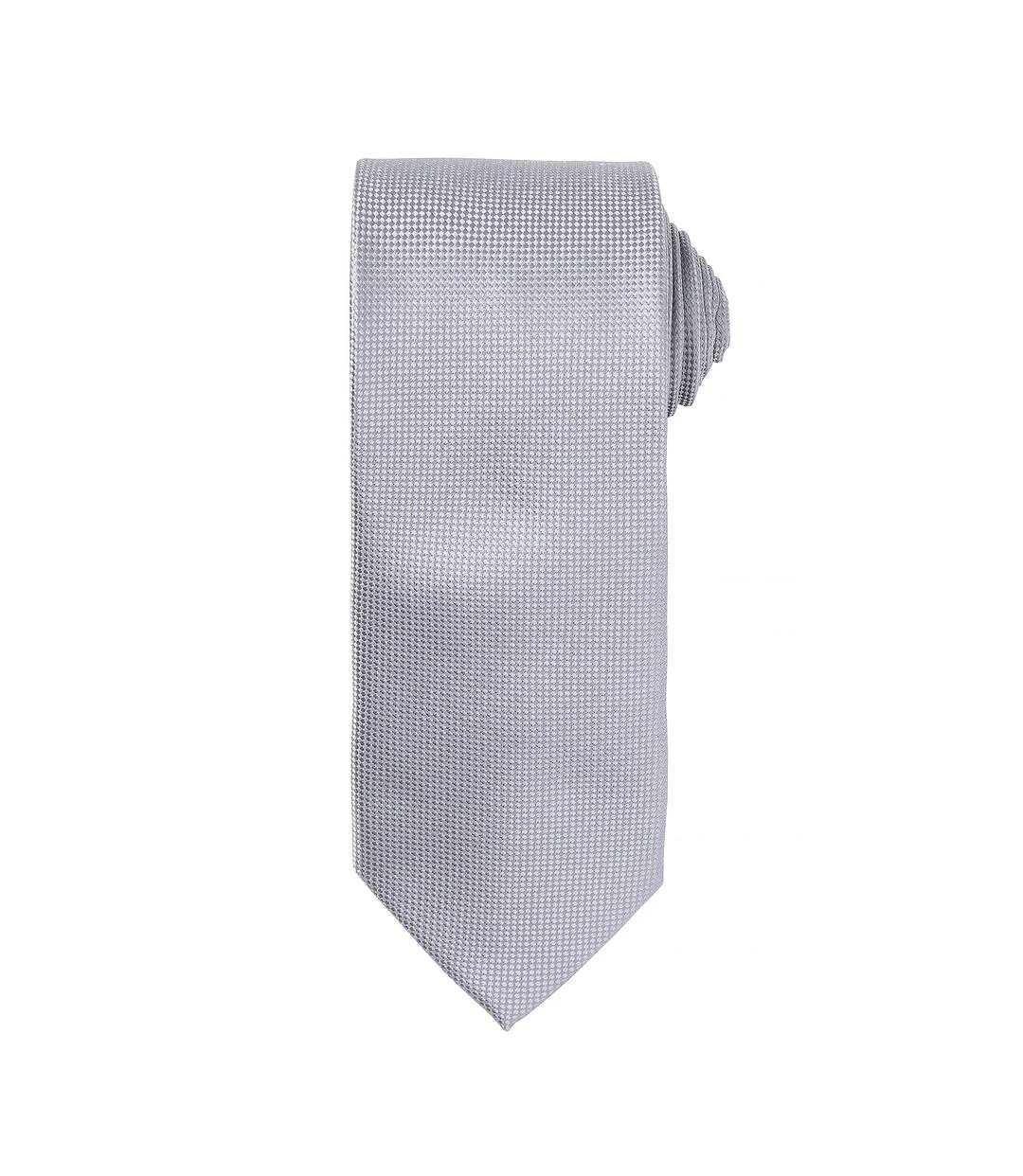 Premier® Premier Mens Micro Waffle Formal Work Tie (Pack Of 2) (Silver) (One Size) 3 Premier® Premier Mens Micro Waffle Formal Work Tie (Pack Of 2) (Silver) (One Size)