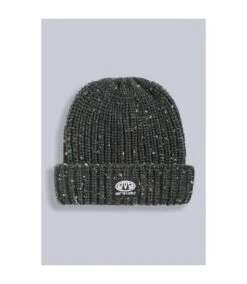 Animal Mens Otto Chunky Knit Recycled Beanie (Green)