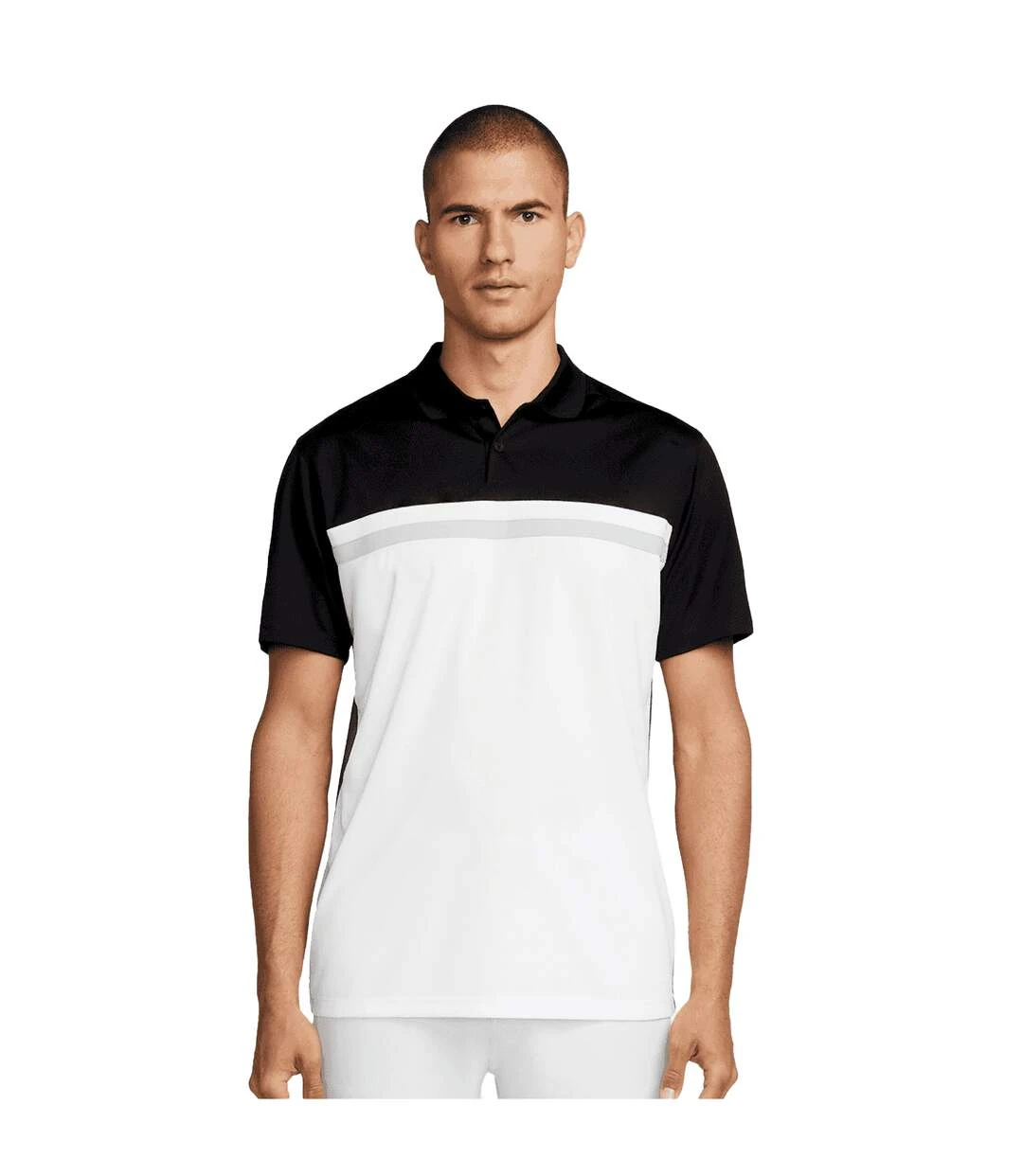 Nike Mens Victory Dri-FIT Polo Shirt (Black/White) 3 Nike Mens Victory Dri-FIT Polo Shirt (Black/White)