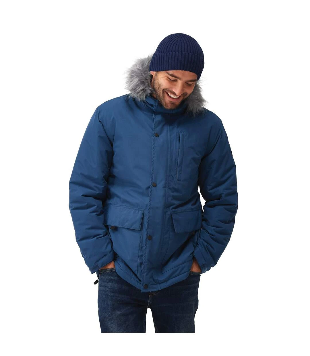 Regatta Mens Salinger IV Waterproof Jacket (Admiral Blue) 6 Regatta Mens Salinger IV Waterproof Jacket (Admiral Blue) - Image 4