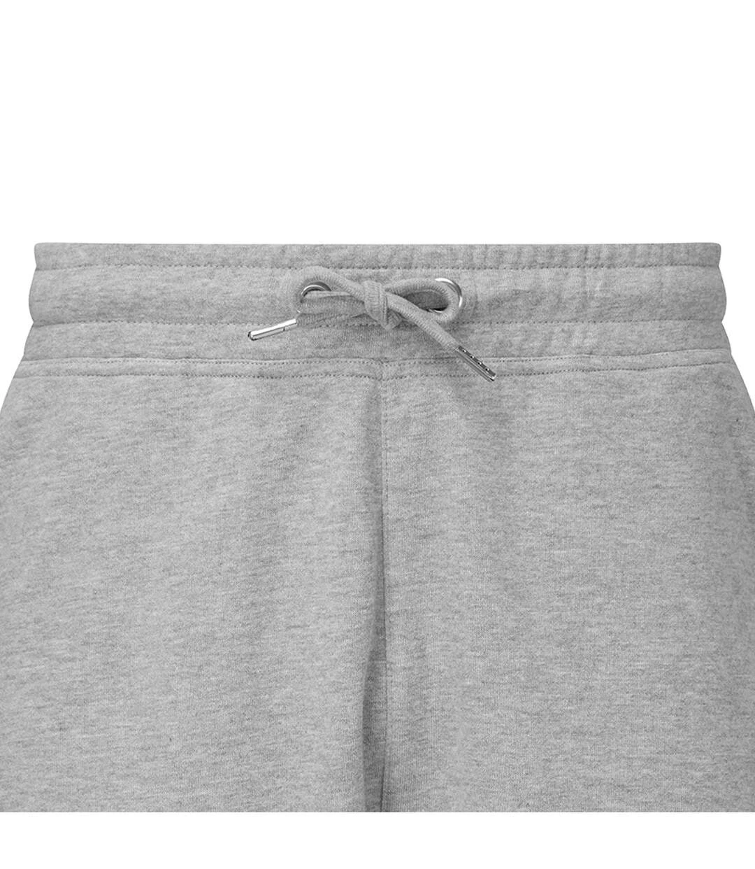 TriDri Mens Heather Sweat Shorts (Heather Grey) 5 TriDri Mens Heather Sweat Shorts (Heather Grey) - Image 3