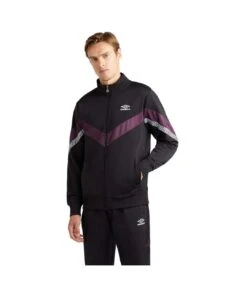 Umbro Mens Sports Style Club Tricot Jacket (Black/Potent Purple) -Featured Men'S Clothing Stores A4CB9B05B2149C493BF1414B33BCB5883306F3493A9B940A12258A0541E1E711