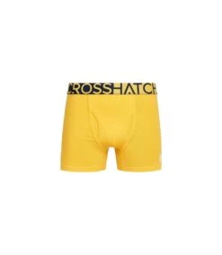 Crosshatch Mens Typan Boxer Shorts (Pack Of 3) (Yellow) -Featured Men'S Clothing Stores A5A8832FE912BD2191657A6350FF7AB78994B9C5249AA4AAA9A18617355C2F1B