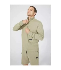 Red Herring Mens Garment Dyed Funnel Neck Sweatshirt (Khaki) -Featured Men'S Clothing Stores A5EC4012F53649E72A300B128E83B4D0C21F64B568038BD00DE4D4F9BECFBA25