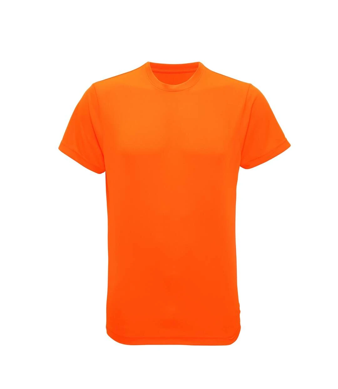 Tri Dri Mens Short Sleeve Lightweight Fitness T-Shirt (Lightning Orange) 3 Tri Dri Mens Short Sleeve Lightweight Fitness T-Shirt (Lightning Orange)
