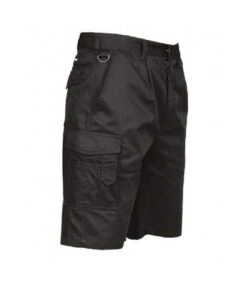 Portwest Mens Combat Shorts (Black)