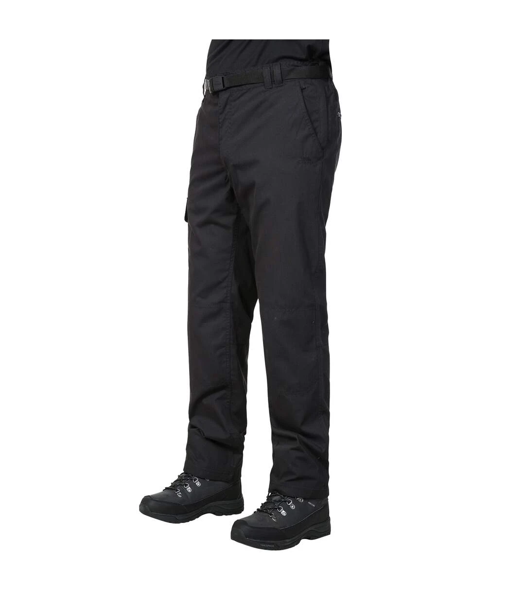 Trespass Mens Clifton Cargo Pants (Black) 6 Trespass Mens Clifton Cargo Pants (Black) - Image 4