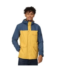 Regatta Mens Baymoor Waterproof Jacket (Dark Denim/Gold Straw) 8 Regatta Mens Baymoor Waterproof Jacket (Dark Denim/Gold Straw) -Featured Men'S Clothing Stores A9FDA93225ABB9BCD8EEA26625525B3E782CB270B5F56EB54132F4585CB054ED