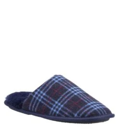 Fleet & Foster Mens Rhys Slippers (Navy)