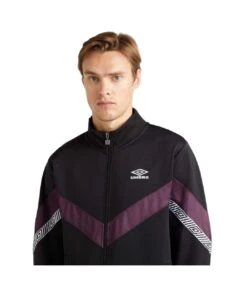 Umbro Mens Sports Style Club Tricot Jacket (Black/Potent Purple) -Featured Men'S Clothing Stores ABF9C03F7B0F76A68628258B77ECEE192F7B511C7DD5550A5B701C001023C8ED