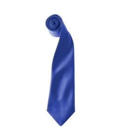 Premier® Premier Colors Mens Satin Clip Tie (Pack Of 2) (Royal) (One Size)