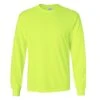 Gildan Mens Plain Crew Neck Ultra Cotton Long Sleeve T-Shirt (New Safety Green) 1 Gildan Mens Plain Crew Neck Ultra Cotton Long Sleeve T-Shirt (New Safety Green) -Featured Men'S Clothing Stores ACB95F91D904620FB13F0CD75A930E04CA181E5DC41FD36A63FC35BD6D3AFC94