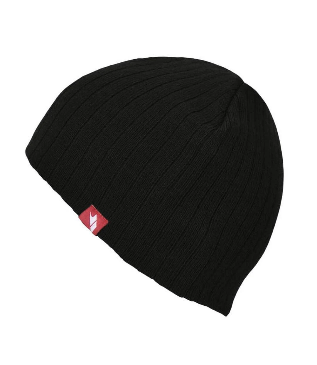 Trespass Mens Stagger Knitted Beanie Hat (Black) 3 Trespass Mens Stagger Knitted Beanie Hat (Black)