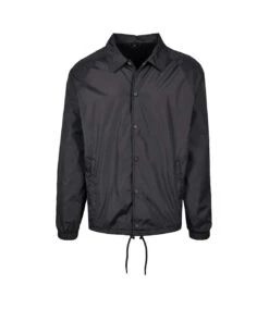 Build Your Brand Mens Coach Jacket (Black)