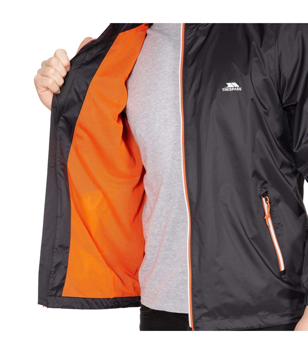 Trespass Mens Briar Waterproof Jacket (Black) 5 Trespass Mens Briar Waterproof Jacket (Black) - Image 3