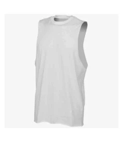 SF Men Mens High-Neck Tank Top (White)