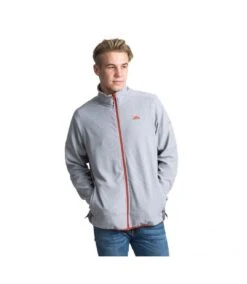 Trespass Mens Mirth Fleece Jacket (Navy Stripe)