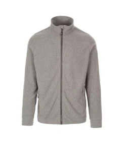 Trespass Mens Kington Anti-Pilling Fleece Jacket (Grey Marl)