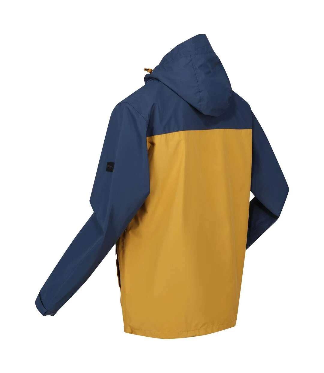 Regatta Mens Baymoor Waterproof Jacket (Dark Denim/Gold Straw) 6 Regatta Mens Baymoor Waterproof Jacket (Dark Denim/Gold Straw) - Image 4