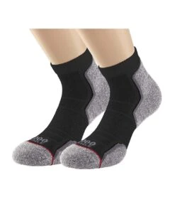 Featured Men'S Clothing Stores 29 1000 Mile Mens Recycled Running Ankle Socks (Pack Of 2) (Black/Gray)
