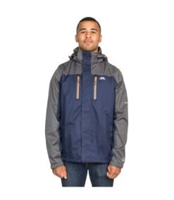 Trespass Mens Wooster Waterproof Jacket (Navy) -Featured Men'S Clothing Stores B4851D9B96C7527178C1F0FC03E98686CD569115030C981C29CDB03DA9887A94