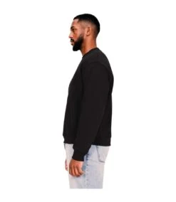 Casual Classics Mens Ringspun Cotton Extended Neckline Oversized Sweatshirt (Black) -Featured Men'S Clothing Stores B585ABDE1E7DD33F514284621B07981B382DEA66D358EB9D41CF455E3C947557