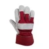 Glenwear Unisex Adults Heavy Duty Leather Gloves (Red/White) (XL) -Featured Men'S Clothing Stores B7A8CACE3735CFF479D167B4EF77AA6A8B8AF3C395F304490F6DAEE9C2DF52D3