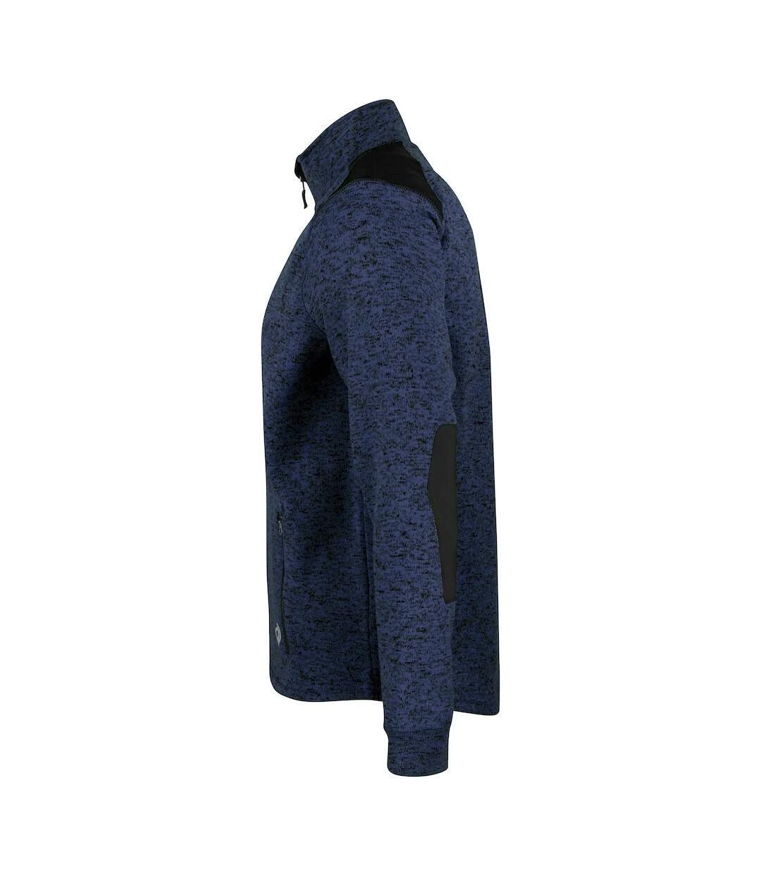 Projob Mens Heathered Fleece Jacket (Navy) 5 Projob Mens Heathered Fleece Jacket (Navy) - Image 3