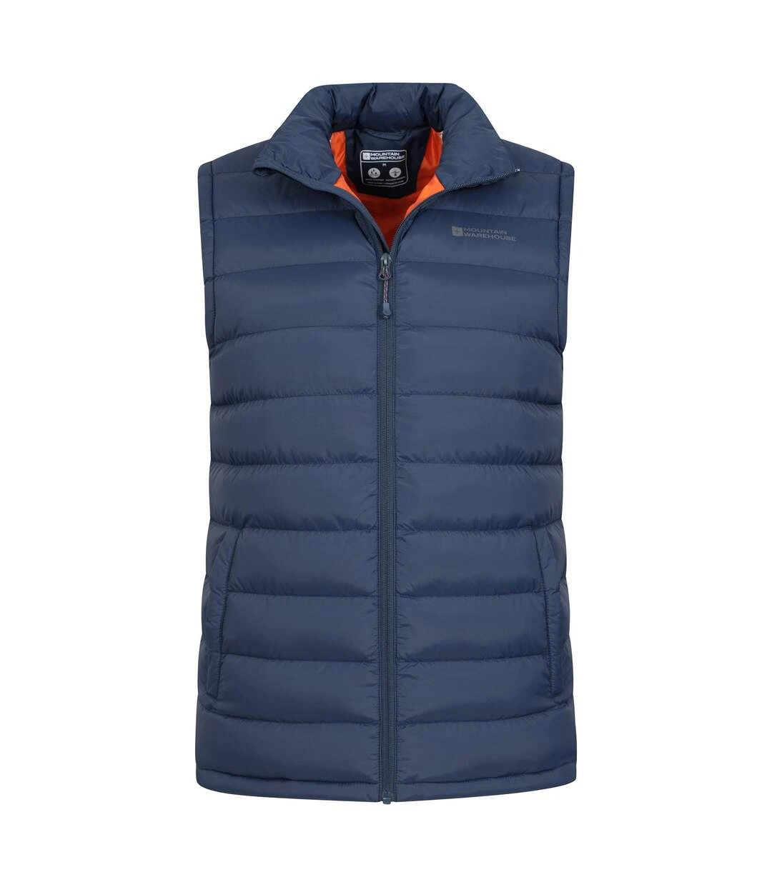 Mountain Warehouse Mens Seasons II Padded Vest (Navy) 5 Mountain Warehouse Mens Seasons II Padded Vest (Navy) - Image 3