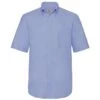 Fruit Of The Loom Mens Short Sleeve Oxford Shirt (Oxford Blue)