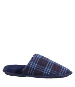 Fleet & Foster Mens Rhys Slippers (Navy) -Featured Men'S Clothing Stores BACBEAD28FC85027C675E2DC7F734170F2962ECFF9BF49CA979A0F7F534B9190