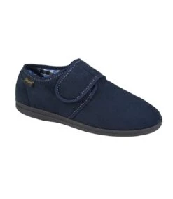 Sleepers Mens Johnny Slippers (Navy)