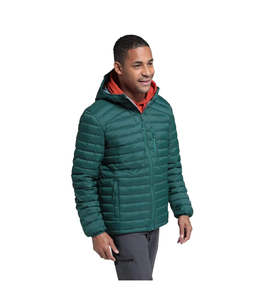 Mountain Warehouse Mens Henry II Extreme Down Filled Padded Jacket (Bright Green) 3 Mountain Warehouse Mens Henry II Extreme Down Filled Padded Jacket (Bright Green)