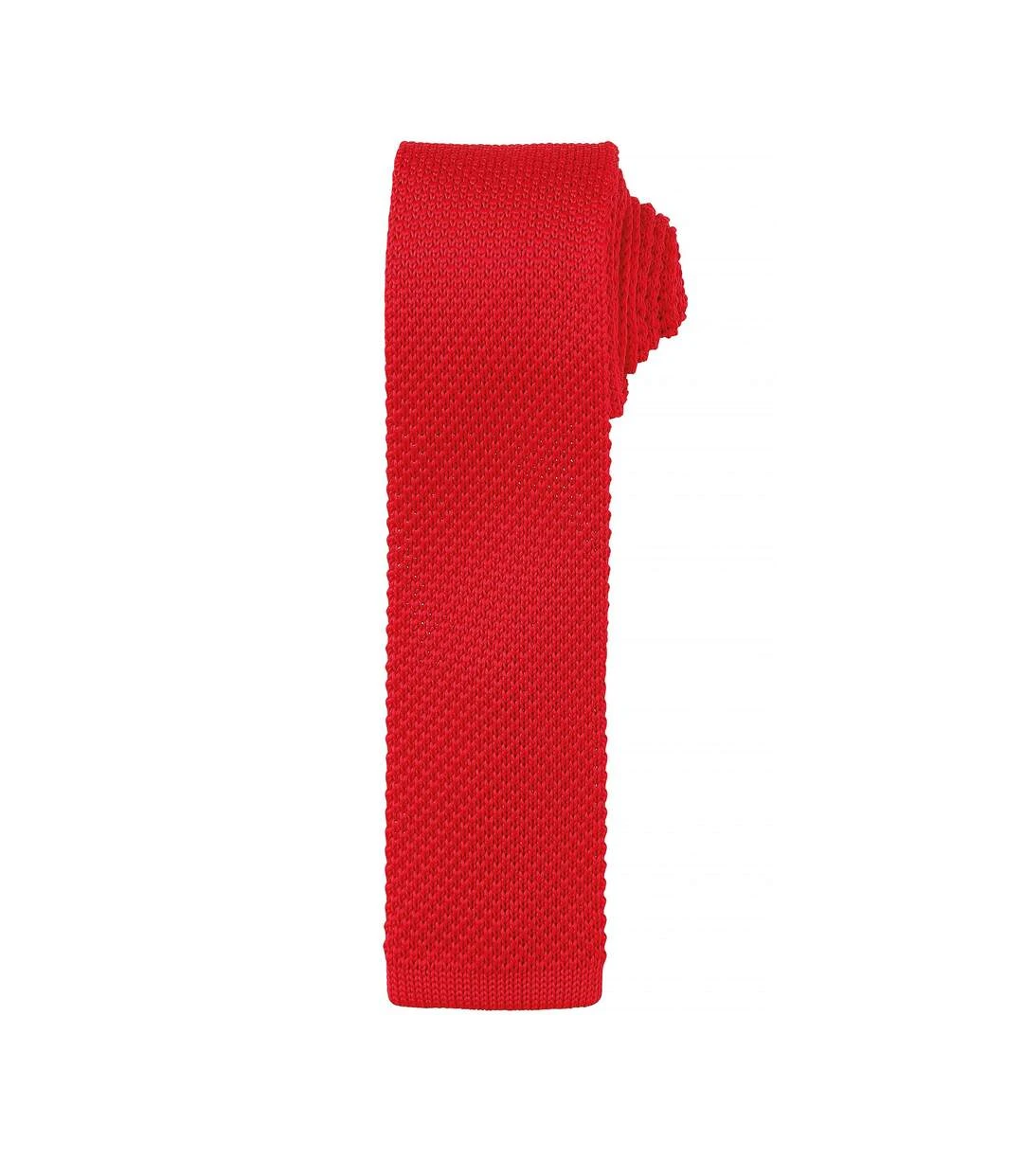 Premier® Premier Mens Slim Textured Knit Effect Tie (Red) (One Size) 3 Premier® Premier Mens Slim Textured Knit Effect Tie (Red) (One Size)